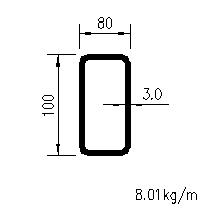 CFRHS 100x80x3,0