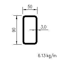 CFRHS 90x50x3,0