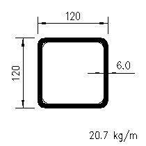 CFSHS 120x120x6,0