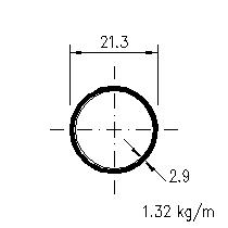HFCHS 21,3x2,9