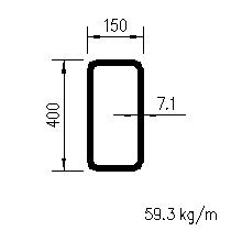 HFRHS 400x150x7,1