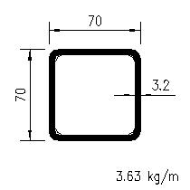 HFSHS 70x70x3,2